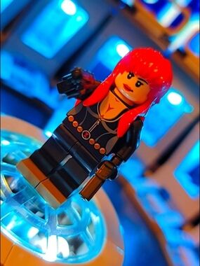 Black Widow Minifigure Lego Compatible